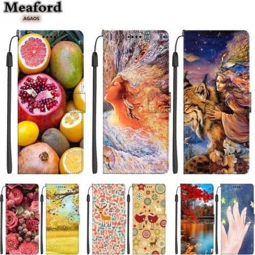 Luxury Flip Case For OPPO Realme 8 Pro OPPO Reno 4z 5G Phone Case For Realme 8 Leather Shockproof Cute Cover Wallet Case Coque