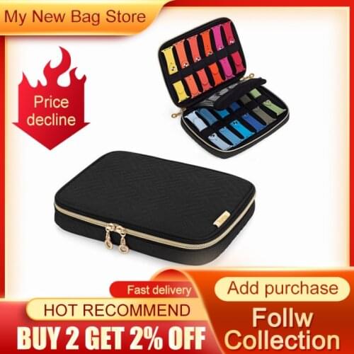 Watch Organizer Case Durable Multifunction Portable Travel for Apple Watch Strap Band Carrying Case Watchband Storage Box BagNew