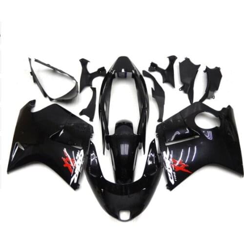 Hot Sales,96-07 CBR1100XX Fairing Kits For w1 1996-2007 CBR1100 XX red flames black Motorcycle Fairings Injection molding