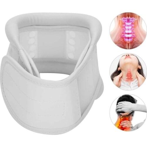 Cervical Collar Breathable Adjustable Cervical Neck Traction Device Neck Support Stretcher For Neck Protector Braces Supports