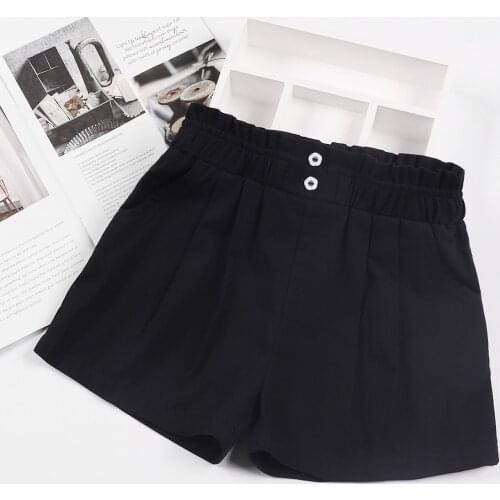 Summer Girls Shorts High Waist Casual Kids Short Pants for 3 4 5 6 7 8 9 10 11 12 Year Girl Toddler Teen Children Trousers