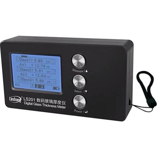 LS201 Glass Thickness Meter Single Side Laser Measure Several Layers of Glass and The Middle Layers of Air Space IG Thickness