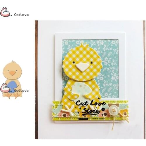 Lovely Chicken Metal Cutting Dies Stencils For DIY Scrapbooking Paper Card Decorative Craft Dies Embossing Die Cuts New 2019