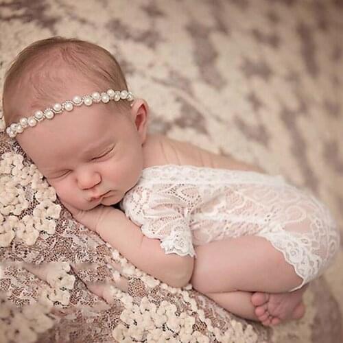 2020 New (KLV) 2017 Baby Cute Romper Overall Pixie Lace Newborn Photography Props Princess Girl APR5_17