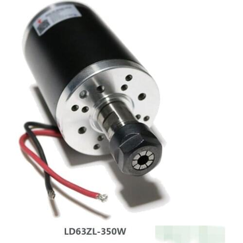 NEW 1PC LD63ZL-350W high speed electric spindle Engraving machine ER16 spindle motor Drilling and grinding machine power tool