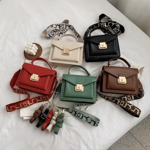 Wholesale New Purses And Handbags Luxury Designer Rivet Hand Bags Women 2020 Luxury Handbags High Quality Women Purse Shoulder