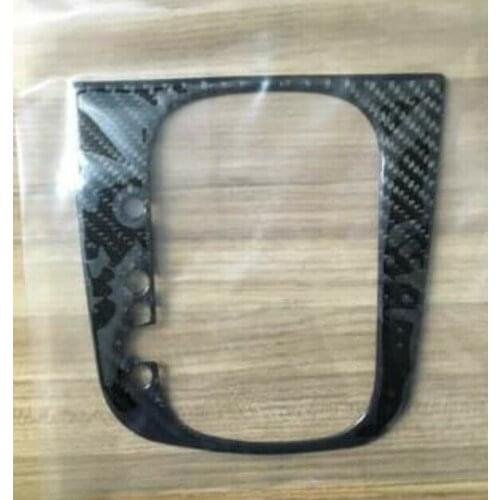 Fit For Volkswagen Golf 6 Rline Gear Shift Panel Real Carbon Fiber Cover Sticker 1pcs