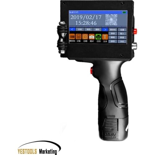 MX3 Handheld intelligent inkjet printer Small machine product date food packaging code machine batch number sweep spray gun