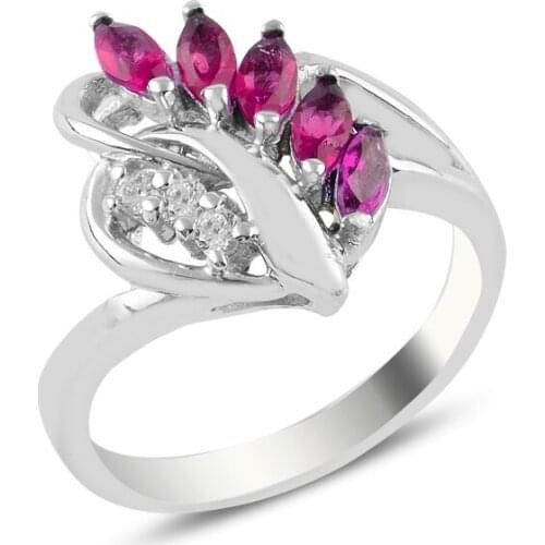 Silver 925 Sterling Zircon Stone Ring