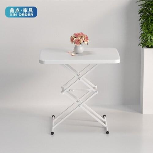 Folding Computer Desk Bedside Table Lifting Study Desk Portable Plastic Desk Home Writing Desk Folding Table