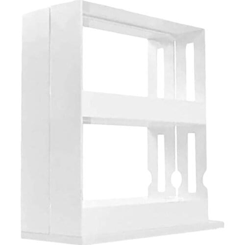 Multi-Layer Storage Rack Medicine Rack Rotatable Seasoning Storage Box Practical Delicate Convenient Durable Kitchen