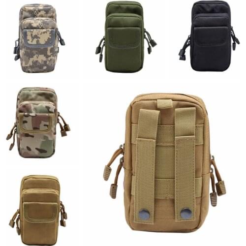 Tactical Molle Pouch Belt Waist Pack Bag Sport Pocket Military Running Pouch Camping Bags Mobile Phone Wallet Travel Bag