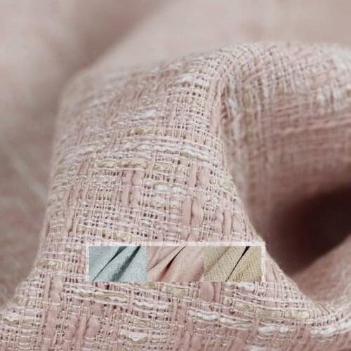 White Waxberry Italy Blue Pink Camel Tweed Fabric Garment Material Women Jacket Coat Sewing Cloth Tailor Textile Freeshipping