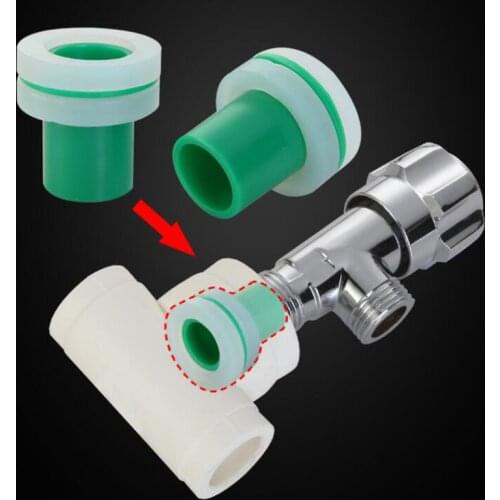 20pcs PPR Pipe Plugs End Cap 3/4" BSP Thread Pipe Fitting Free Tape Leak-proof Sealing Ring Buckle faucet Plumbing Accessories