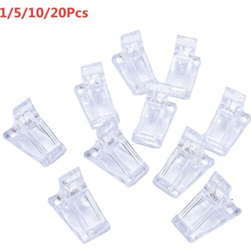 20/10/5/1Pcs Nail Clip Acrylic Nail Fake Finger Polish Extension Tips Quick Building Mold UV Gel LED Manicure Art Builder Tool