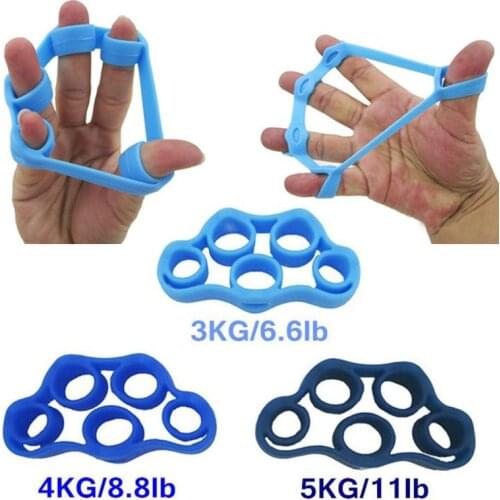 1pcs Finger Resistance Bands Finger Gripping Exerciser Strengthen Muscles Exerciser Hand Grip Exerciser Finger Trainer