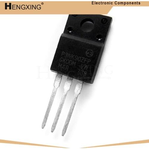 10piece STP3NK90ZFP STP3NK90Z P3NK90ZFP TO-220F 900V 30A new original In Stock