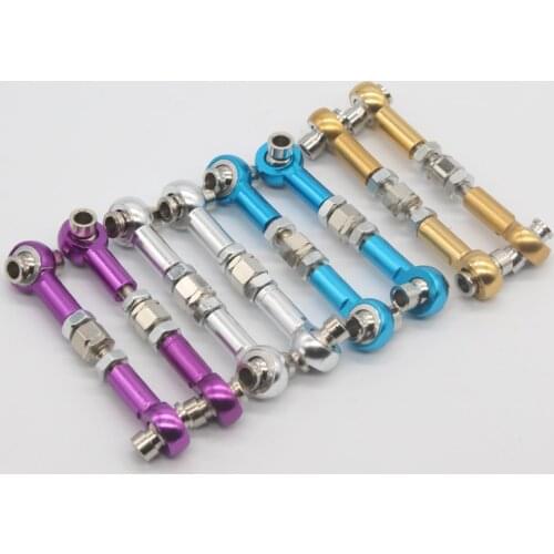 2pcs HSP 102017 122017 Aluminum Front / Rear Linkages Alloy Sonic Servos Link 02012 (10391) 1/10 Upgrade Parts For 94122 94123