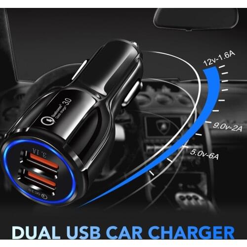 3.1A Car USB Charger Quick Charge for Nissan Kicks Navara NP300 D23 Citroen DS7 DS 7