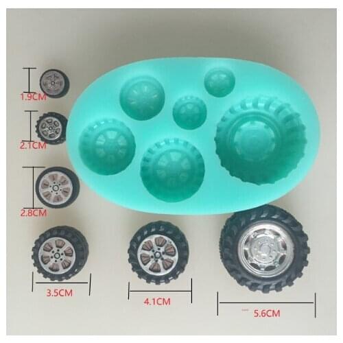 Car wheel tires silicone flexible mold, tire silicone resin mold, jewelry mold, fondant cake mold