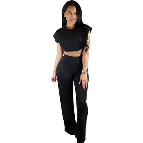 Free Shipping Sexy Top And Boot Cut Pants