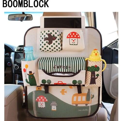 BOOMBLOCK For Mercedes w203 w204 Benz Peugeot 307 206 308 Opel Astra h j g Cartoon car back seat trunk luggage kid Accessories
