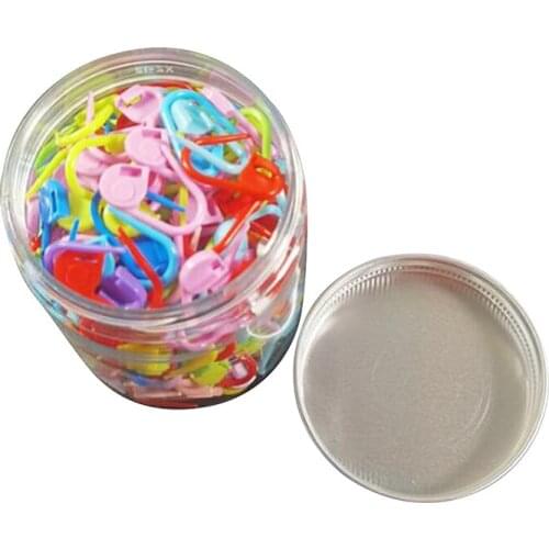 Colorful Plastic Stitch Marker Ring Holders Needle Clip Knitting Crochet Hook Locking Craft DIY Sewing Tools Accessories