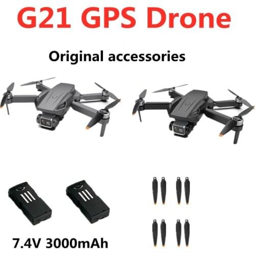 G21 GPS Drone Original Accessories 7.4V 3000mAh Battery Propeller Blade Accessories For G21 Dron Battery Spare Parts