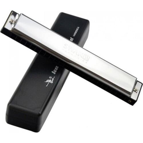 24 Holes KeyC Beautiful ToneTremolo Harmonica Harp Mouth Organ Musical Instruments