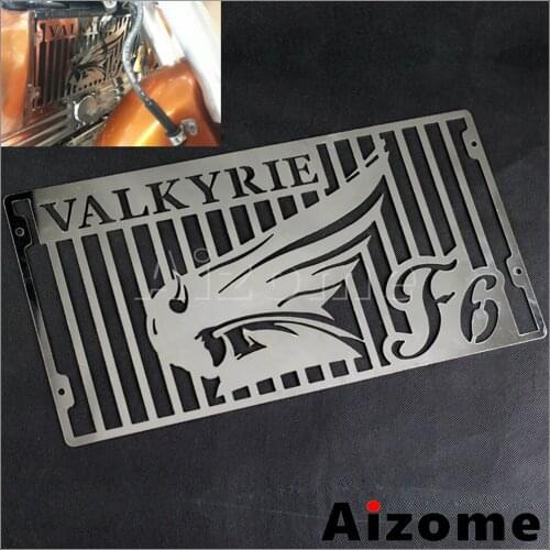 Chrome Stainless Steel F6 Radiator Grill Protector Cover For Honda Valkyrie GL1500 All Years Motorcycle Cooled Radiator Guard