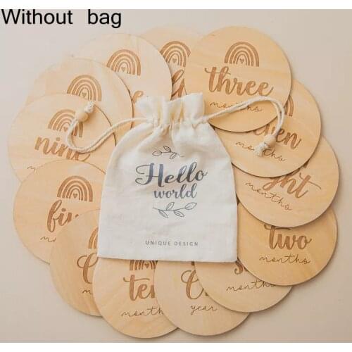 Baby Milestone Set Baby Monthly Newborn Memorial Card Newborn Birth Month Meets Birthday Baby Children Photography Props Toys