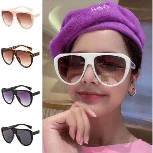 NEW Sunglasses Retro Sun Glasses Unisex Eyeglasses Anti-UV Spectacles Oversize Frame Eyewear Adumbral A