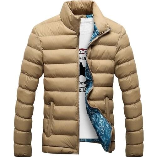 New Arrived Jackets Parka Men Hot Sale Quality Pure Color Warm Outwear Slim Mens Coats Casual Windbreak Winter Jackets Mens 723