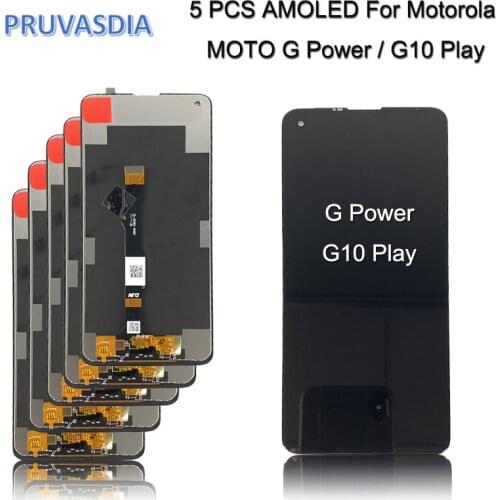 Wholesale 5 Piece 100% Original LCD For Motorola Moto G Power 2021 XT2117/G10 Play Original LCD Display Touch Screen Digitizer