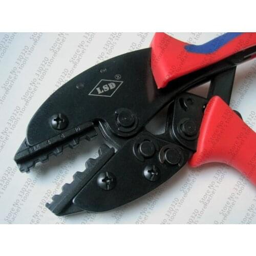 S-210TX hand ratchet crimping pliers for non-insulated connector and terminal 2-10mm2 crimp tool 20-8AWG