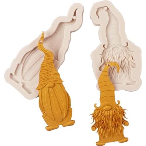 Santa Claus Silicone Cake Baking Mold Sugarcraft Chocolate Cupcake Resin Tools Fondant Decorating Tools