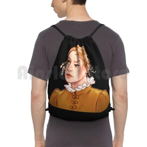 Emma Backpack Drawstring Bag Riding Climbing Gym Bag Movie Emma Full Movie Movies Movie Clips Emma Movie Emma Movie 2020