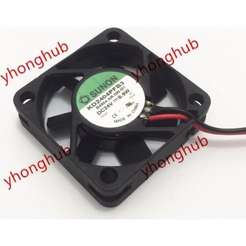 SUNON KD2404PFB3 Server Cooling Fan DC 24V 0.9W 40x40x10mm 2-Wire