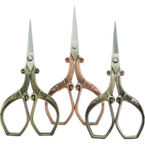 Fityle Vintage European Style Scissors for Embroidery, Sewing, Craft, Art Work & Everyday Use