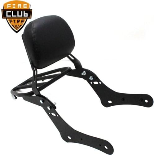 Rear Backrest Passenger Seat Sissy Bar Luggage Rack Cargo Support For Kawasaki Vulcan 650 S 2015-2019 2017 2016 VN650 EN650