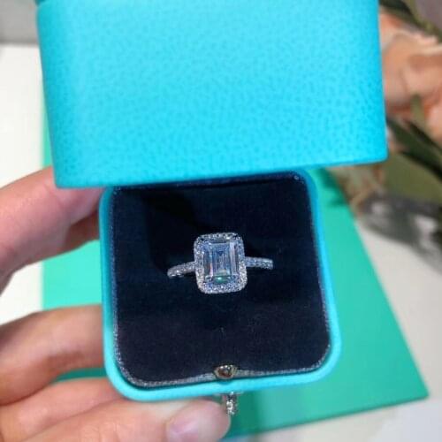 Fashion Rings For Women Solid 925 Silver Cubic Zirconia Bridal Wedding Romantic Ring Fine Jewelry Accessories Drop Shipping