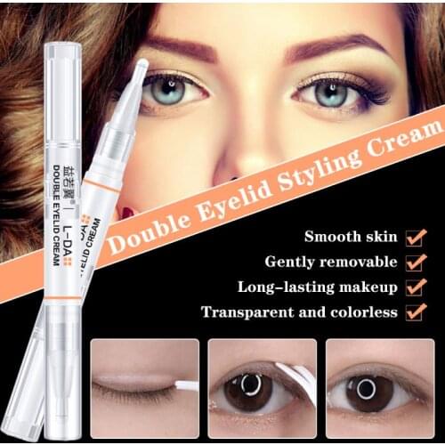 1PCS Magic Big Double Eyelids Styling Cream Super Stretch Fold Lift Eyes Shaping Makeup Long Lasting Invisible Lift Eye Tools