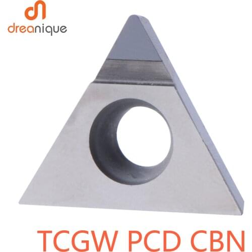 1PC TCGW Diamond PCD insert CBN Insert CNC lathe cutter indexable carbide inserts TCGW 08 09 11 16 turning tools