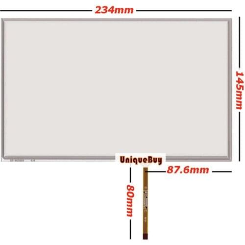 For 10.2inch 4-wire Wide cable234*145MM at102tn03 v9 16:10 Digitizer Resistive Touch Screen Panel Resistance Sensor