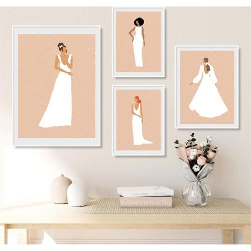 Abstract Beauty Women Girl Wall Art Poster Women From Different Countries Art Prints Nordic Pictures For Living Room Decoration
