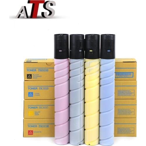 1PC tn Toner Cartridge CYMK For Konica Minolta TN321 Bizhub BH C224 C284 C364 C227 C287 C7822 C7828 C7528