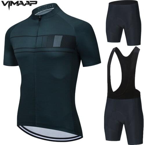 Cycling Jersey sets 2021 Mens Bicycle Clothing Short Sleeve Bike cycling 19D Bib shorts Summer Mountain Racing Uniform Clothes