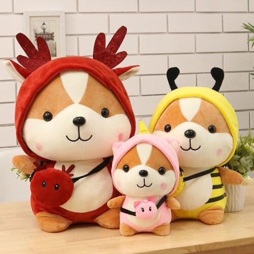 Cute Soft Squirrel Plush Dolls Stuffed Animals Toys Home Decor Gifts Doll for Kids Girl