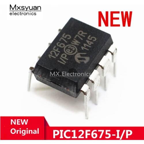 20PCS~100PCS/LOT PIC12F675-I/P 12F675 DIP8 New Original