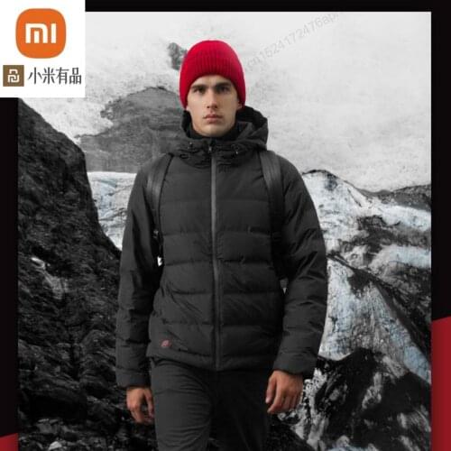 New xiaomi Graphene temperature control heating down jacket winter plug-in sustainable heating clothes white goose down jacket